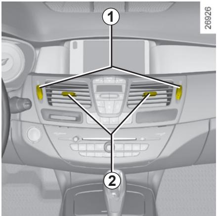 RENAULT LAGUNA 2.0 dCI - AÉRATEURS (suite) - 1