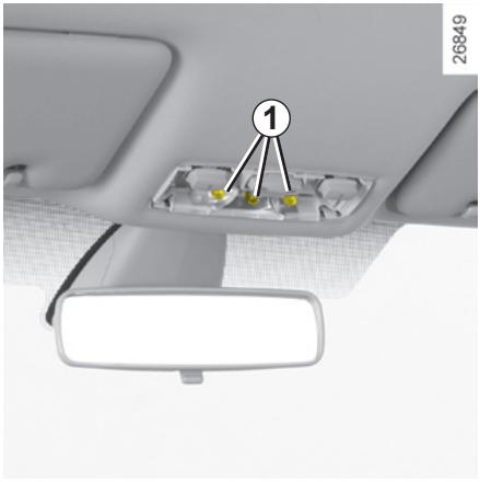 RENAULT LAGUNA 2.0 dCI - ÉCLAIRAGE INTÉRIEUR : remplacement des lampes - 1