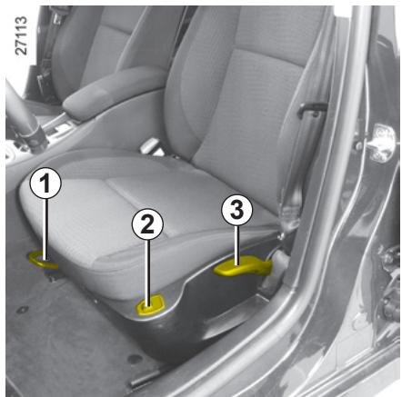 RENAULT LAGUNA 2.0 dCI - SIÈGES AVANT À COMMANDES MANUELLES - 1