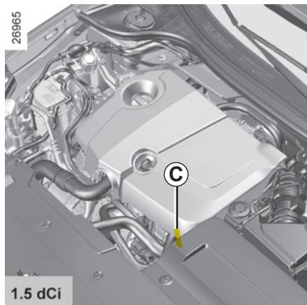 RENAULT LAGUNA 2.0 dCI - PLAQUES D'IDENTIFICATION MOTEUR - 3