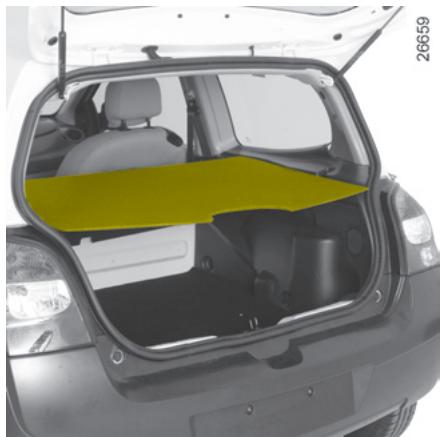 RENAULT NOUVELLE TWINGO EXPRESSION - CACHE-BAGAGES : versions sociétéé - 1