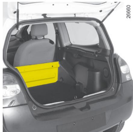 RENAULT NOUVELLE TWINGO EXPRESSION - CACHE-BAGAGES : versions sociétéé - 3