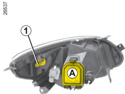 RENAULT NOUVELLE TWINGO EXPRESSION - PROJECTEURS AVANT : remplacement des lampes (suite) - 1