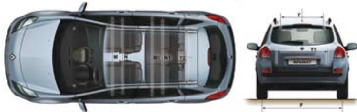 RENAULT CLIO ESTATE - DIMENSIONS - 4