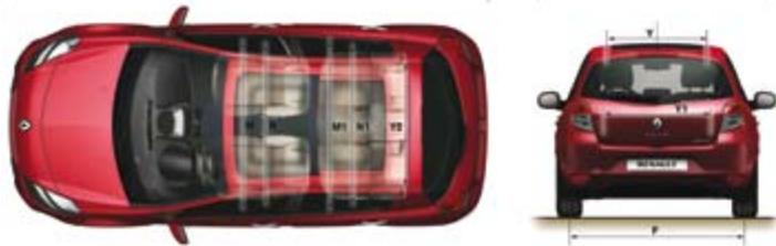 RENAULT CLIO ESTATE - DIMENSIONS - 2