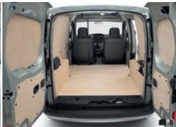 RENAULT KANGOO EXPRESS COMPACT - ZONE DE CHARGEMENT AVEC TAPIS DE PROTECTION ET CLOISON VITRée - 9