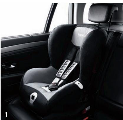 RENAULT MEGANE COUPE-CABRIOLET - SYSTÉME D'ATTACHE ISOFIX - 1