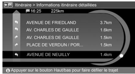 RENAULT SCENIC GPS CNC - Informations sur l'itinéraire - 1