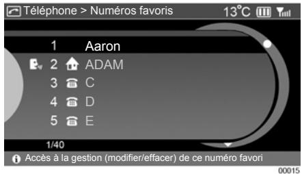 RENAULT SCENIC GPS CNC - Supprimer un contact - 2