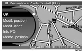 RENAULT SCENIC GPS CNC - NAVIGATION : Entrer une destination - 16