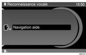 RENAULT SCENIC GPS CNC - RECONNAISSANCE VOCALE : Utiliser la commande vocale - 11
