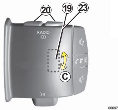 RENAULT SCENIC GPS CNC - Se déplacer dans un menu - 1