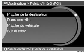RENAULT SCENIC GPS CNC - NAVIGATION : Entrer une destination - 12