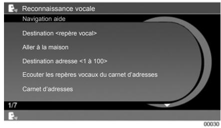 RENAULT SCENIC GPS CNC - Repères vocaux - 1