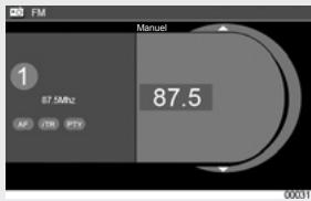 RENAULT SCENIC GPS CNC - AUDIO : Choisir une station de radio - 2