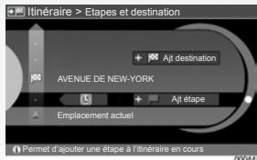RENAULT SCENIC GPS CNC - NAVIGATION : Modifier son itinéraire - 6
