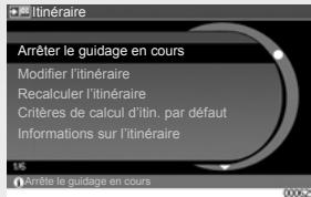 RENAULT SCENIC GPS CNC - NAVIGATION : Modifier son itinéraire - 2