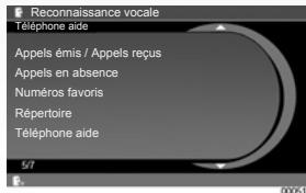RENAULT SCENIC GPS CNC - RECONNAISSANCE VOCALE : Utiliser la commande vocale - 13
