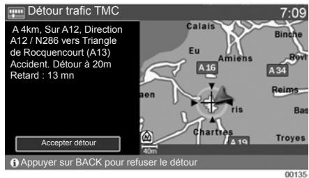RENAULT SCENIC GPS CNC - Les fonctions Info TraficTMC - 1