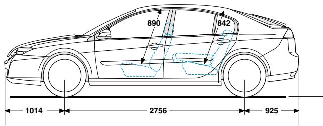 RENAULT NOUVELLE LAGUNA - DIMENSIONS - 2