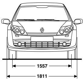RENAULT NOUVELLE LAGUNA - DIMENSIONS - 1