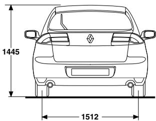 RENAULT NOUVELLE LAGUNA - DIMENSIONS - 3