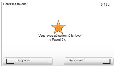 RENAULT CARMINAT TOMTOM ZE LIVE - Supprimer/renommer un favori - 1