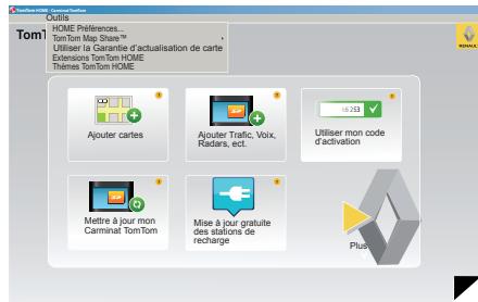 RENAULT CARMINAT TOMTOM ZE LIVE - Creation du compte internet dans TomTom HOME™ - 2