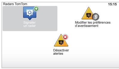 RENAULT CARMINAT TOMTOM ZE LIVE - « Modifier les préférences d'advertisement » - 2