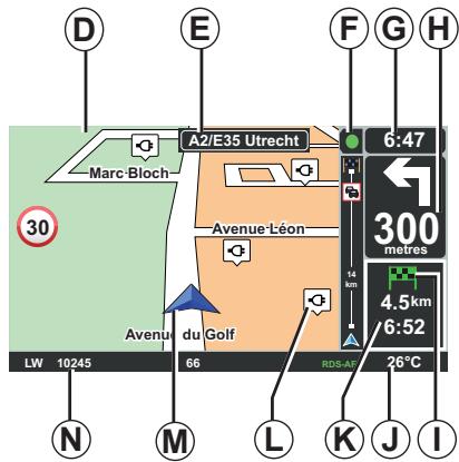 RENAULT CARMINAT TOMTOM ZE LIVE - Écran menus - 1