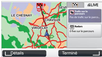 RENAULT CARMINAT TOMTOM ZE LIVE - « Récapitulatif du parcours » - 1