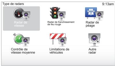 RENAULT CARMINAT TOMTOM ZE LIVE - « Signaler un radar » - 1