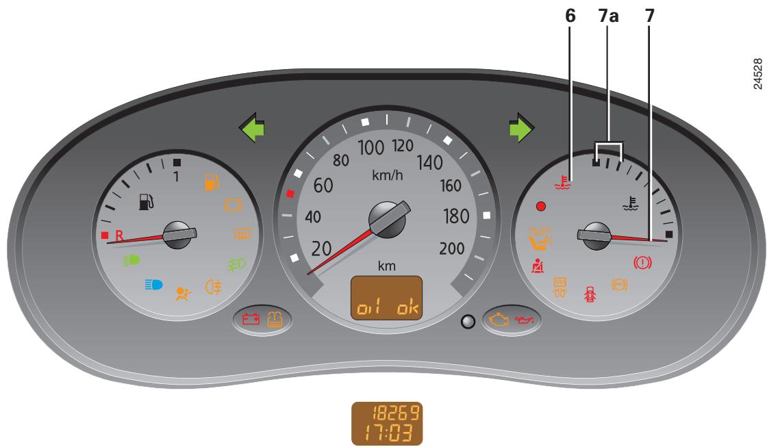 RENAULT CLIO 2 - TABLEAU DE BORD (suite) - 1