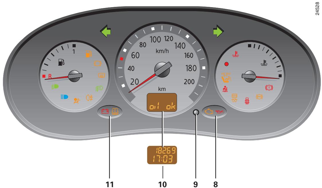 RENAULT CLIO 2 - TABLEAU DE BORD (suite) - 1