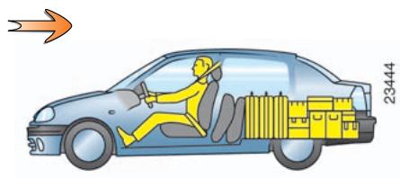 RENAULT CLIO 2 - TRANSPORT D'OBJECTS DANS LE COFFRE - 2