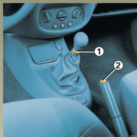 RENAULT CLIO 2 - LEVIER DE VITESSES - 1