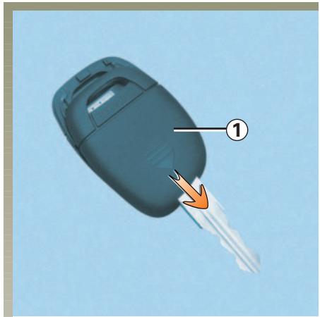 RENAULT CLIO 2 - TELECOMMANDE DE VERROUILAGE DES PORTES (piles) - 1