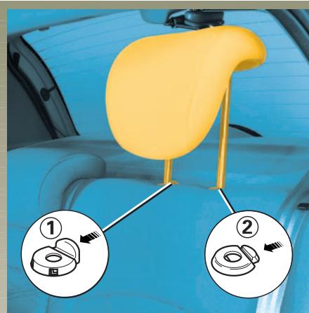 RENAULT CLIO 2 - APPUIS-TÉTE ARRIÈRE - 1