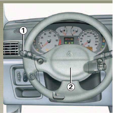 RENAULT CLIO 2 - AVERTISSEURS SONORES ET LUMINEUX - 1