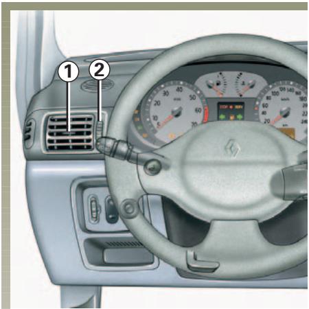 RENAULT CLIO 2 - AÉRATEURS (sorties d'air) - 2