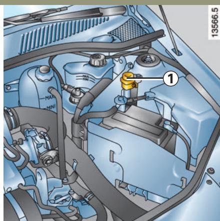 RENAULT CLIO 2 - SYSTEME DE COUPURE CARBURANT EN CAS DE CHOC VIOLENT - 1