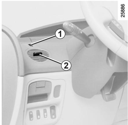 RENAULT ESPACE IV - AÉRATEURS : sorties d'air (2/3) - 1