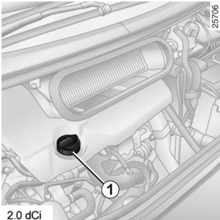 RENAULT ESPACE IV - NIVEAU HUILMEOTEUR: appoint, replissage (1/2) - 1