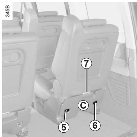 RENAULT ESPACE IV - Pour retirer un siège - 1