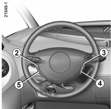 RENAULT ESPACE IV - RÉGULATEUR-LIMITEUR DE VITESSE : fonction limiteur (1/3) - 2