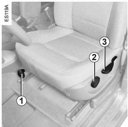 RENAULT ESPACE IV - SIÉGES AVANT À COMMANDES MANUELLES - 1