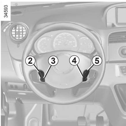 RENAULT KANGO ZE - RÉGULATEUR-LIMITEUR DE VITESSE : fonction régulateur (3/4) - 1