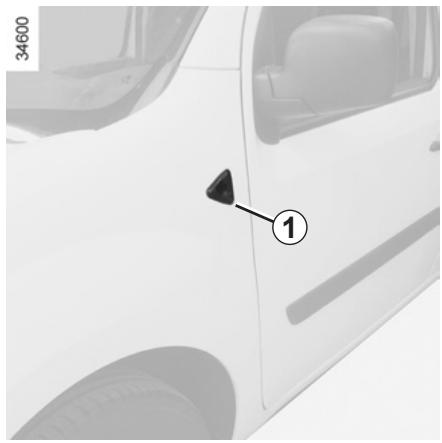 RENAULT KANGO ZE - RÉPÉTITEURS LATÉRAUX : remplacement des lampes - 1