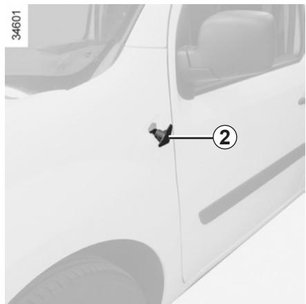 RENAULT KANGO ZE - RÉPÉTITEURS LATÉRAUX : remplacement des lampes - 2