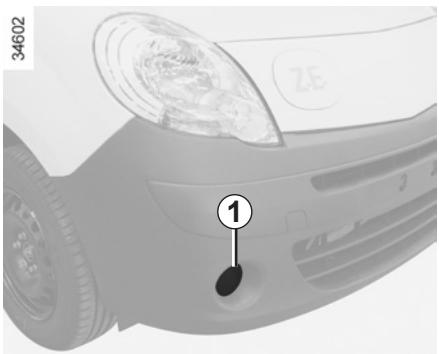 RENAULT KANGO ZE - FEUX DE BROUILLARD : remplacement des lampes - 1